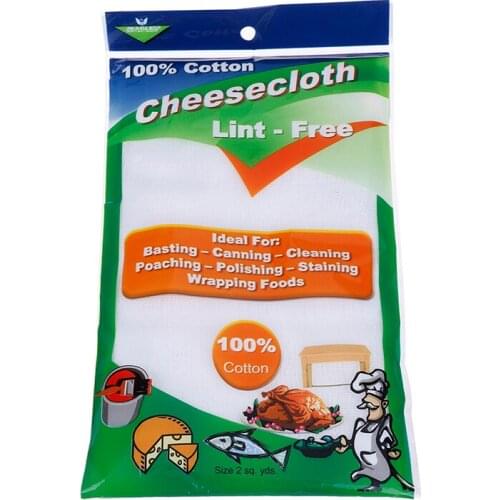2 Yards Gauze Cheesecloth Absorbent Fabric Cotton Cheese Cloth Baking Tool