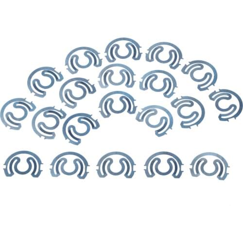 20Pcs Industrial Lockstitch Sewing Machine Bobbin Case Metal Sheet Spring Sheet BC-DB1-NBL Fit For JUKI 8700 Series 22*16mm