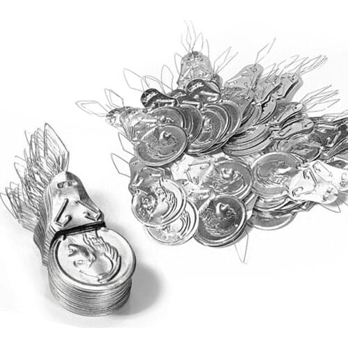 50pcs Silver Tone Wire Loop Diy Needle Threader Stitch Insertion Hand Machine Sewing Tool Sliver Thread Leading Tools