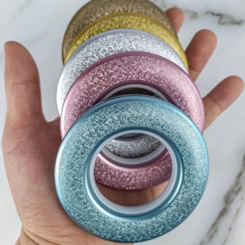 20 pcs/lot Curtain Punch Accessories Frosted Roman Circle Mute Curtain Hole Ring Large Roman Ring Installation Tool E11700