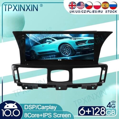 For Infiniti Q70L 2013-2019 Android 10 Car Stereo Radio with Screen Tesla Radio Player Car GPS Navigation Head Unit
