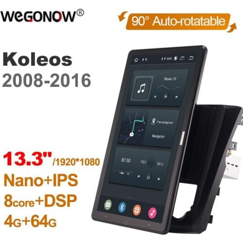 Auto Rotatable 1920*1080 13.3" Ownice Android 10.0 Car Multimedia for Renault Kadjar 2015-2019 Car Auto Radio 1din Video Unit