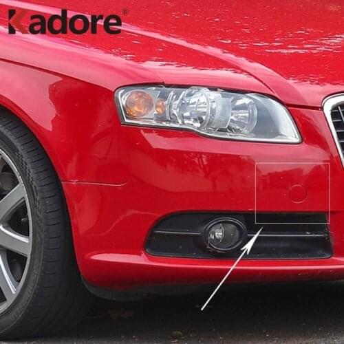 For Audi A4/S4 B7 Cabrio./quattro 2007 2008 2009 Front Bumper Tow Hook Cap Bar Trailer Cover Car Accessories