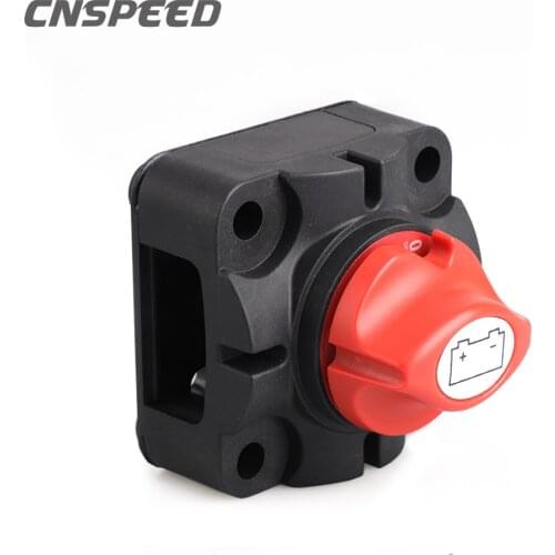 For Car Truck Boat Auto Battery Isolator Master Cutoff Cut Off Power Kill Switch 12V/24V Universal Waterproof Cover Switch