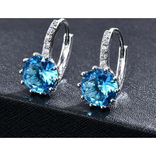 Elegant Drop Earrings Women Jewelry Cubic Zircon Dangle Earrings Korean Earrings Wedding Jewelry Accessories