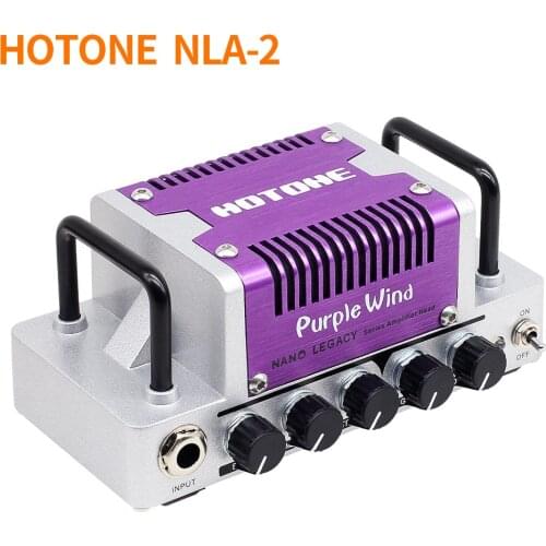 Hotone Nano Legacy Purple Wind 5 Watt Compact Guitar Amp Head with 3 Band EQ NLA-2