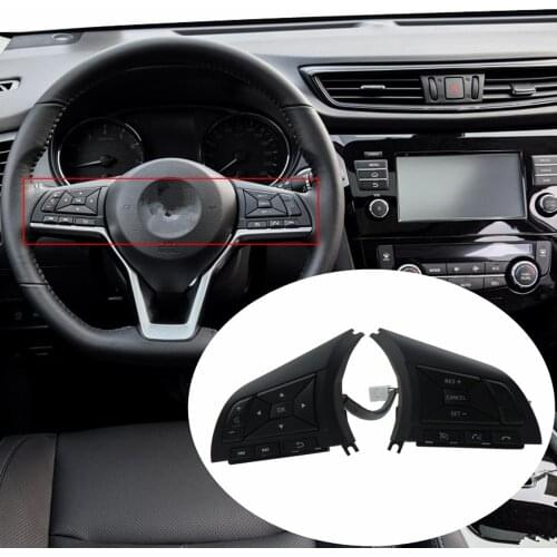 Steering Wheel Button For Aitma Rogue Note Navara 2018 Qashqa March 2017 LEAF Buttons Bluetooth Phone Cruise Control Volume