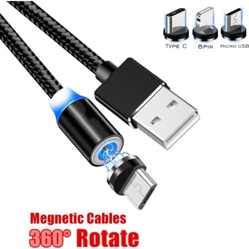 Magnetic Charger Cable For Xiaomi mi9t Mi 8 lite 8 9 SE Mix 3 2 2s Max 3 Type c Charger Cable for mi 8 pro 5s plus Pocophone F1