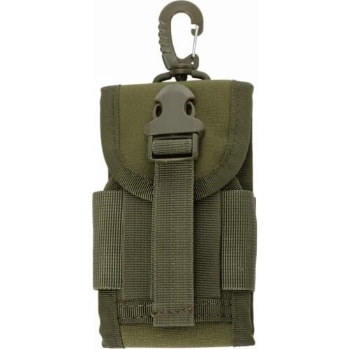 4.5 Inch Nylon Phone Pouch Durable Hook Cover Case Tactical Bag Attachable Molle Belt Cellphone Pouches Universal