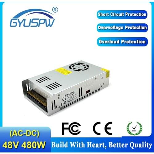 Switch Power Supply 48V 480W Lighting Transformer 220V 110V AC to DC12V 24V 36V 60V 28v Output SMPS for LED Strip Light lamp