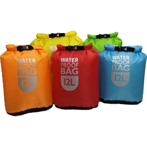 Professional Waterproof Dry Bag Pack Sack Swimming Rafting River Trekking Bags 6L 12L 24L River Floating Sailing Canoing Boati