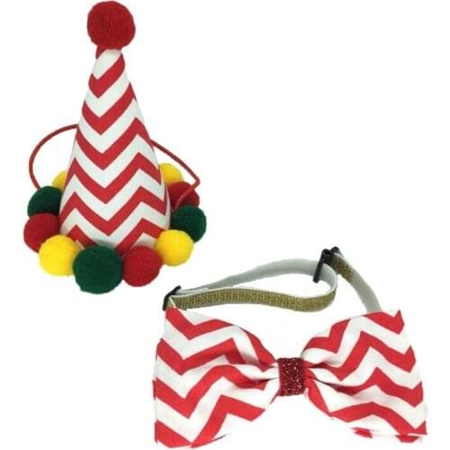 Christmas Cute Pet Cosplay Clothes Costume Elastic Pet Hat Cat Dog Christmas Party Decoration Pet Apparel