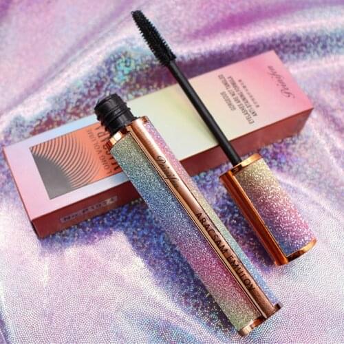 1PC Starry Sky Mascara For Eyelash Extension 4D Silk Fiber Lash Natural Long Lasting Black Waterproof Mascara Cosmetics