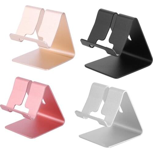 Universal Smart Phone Stand Desk Holder Charge Stand Aluminium Alloy Cradle Mount For iPhone Metal Tablets Stand For ipad Tablet
