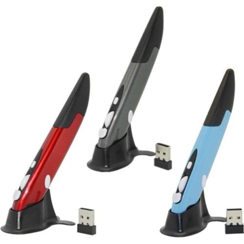 2.4g USB Wireless Computer Stylus Mouse Pen Creative Vertical ShapeTablet Laptop PC Desktop Pen