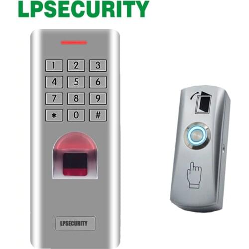Bank office use Outdoor fingerprint access keypad reader 12V Access control exit button door open exit switch door release
