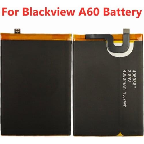 100% Genuine Original 405988p Battery 4080mAh For Blackview A60 Mobile Phone High Quality Replacement Batteria