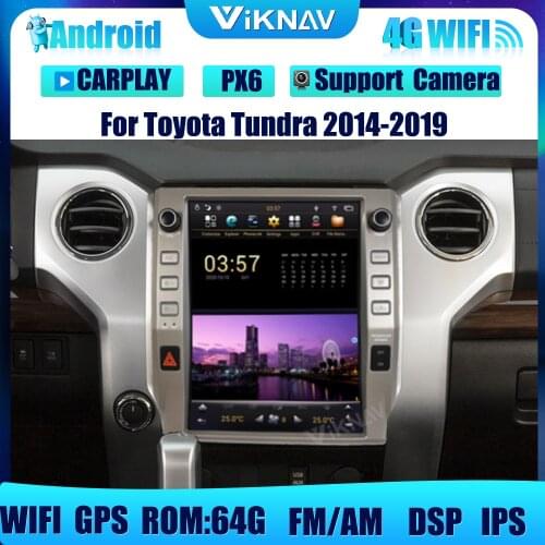 12.1inch Android Car Radio DVD Multimedia Player For Toyota Tundra 2014-2019 Car Auto Stereo Gps Navigation Carplay