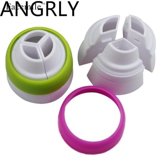 ANGRLY Icing Piping Decorating Nozzle Converter Adapter Fondant Cake Baking Tool Kitchen Accessories Silicone Mold Kitchen Gifts