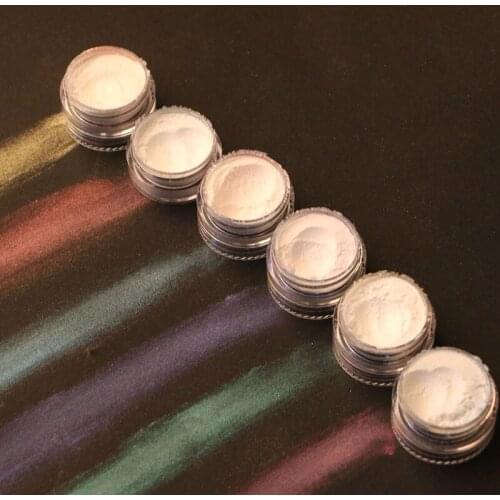 6 Colors Aurora Powder Magic Resin Pigment Glitter Bright Powder Colorant Epoxy Mold Filling Material