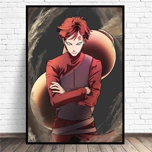 Gaara Anime Art Canvas Poster Prints Home Wall Decor Painting