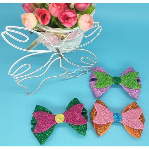 Mouse head bow tie, bow tie, packaging decoration metal cutting mold scrapbook photo album decoration DIY handmade art