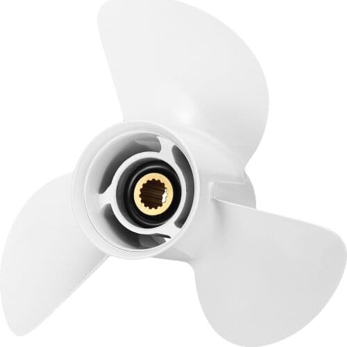 For Yamaha/Mariner 60-115HP 13 1/4 x 17 6E5-45945-01-EL Marine Boat Outboard Propeller Aluminum Alloy Accessory Set 3 Blades
