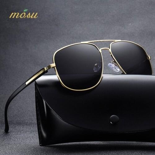 MS Men Vintage Aluminum Polarized Sunglasses Classic Brand Sun glasses Coating Lens Driving Eyewear For Men/Women delicate