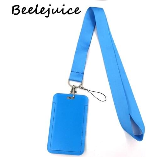 Sky Blue Color Key lanyard Car KeyChain ID Card Pass Gym Mobile Phone Badge Kids Key Ring Holder Jewelry Accessories Decorations
