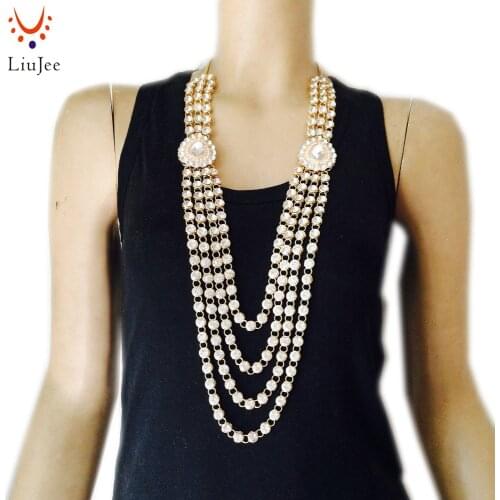 New Indian Fashion jewelery wedding kundan women necklace Bridesmaids Party Prom NK-019