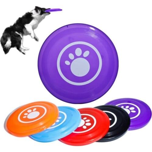 22cm Pet Dog Training Toys Outdoor Flying Disc Toys Large Pet UFO Toy Training Toy Plastic UFO Trainning Tools