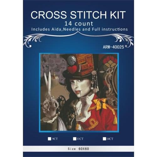 Oneroom ,Angel sewing girl Needlework,Embroidery,DIY portrait Painting,Cross stitch,14ct Cross-stitch,Sets For Embroider