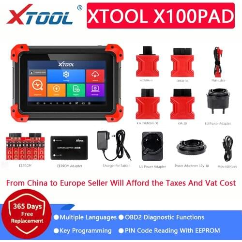 Original XTOOL X100 PAD X100 PRO2 OBD2 Auto Key Programmer Odometer Adjustment Oil Reset KO K518ISE SBB Iprog vvdi Diagnostic