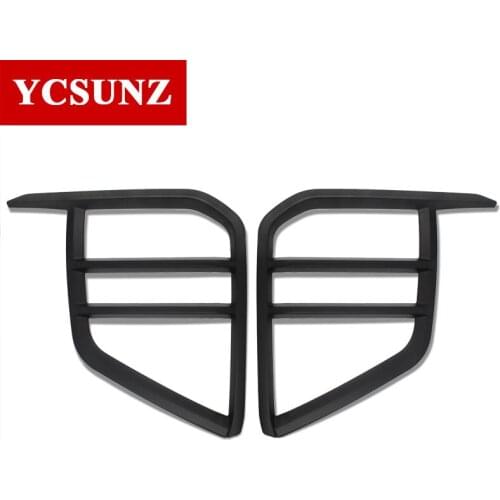 ABS Front Fog Lights Cover For Mitsubishi Pajero Sport Montero Sport 2020 Accessories Parts Matte Black Chrome Ycsunz