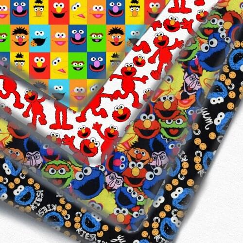 Half Yard Cartoon Character Pint Polyester Cotton Material Patchwork Sewing Quilting Fabrics Quilting Needlework DIY Cloth