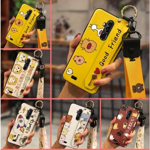 Anti-dust Wrist Strap Phone Case For Oukitel C12 Pro/C12 New Arrival TPU Cute Shockproof Waterproof