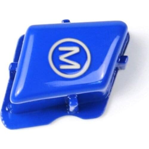 Car Steering Wheel Button Cover, Car Steering Wheel M Mode Switch Button for 3 Series MW-3 Series M3 E90 E91 E92 E93 2007-2013