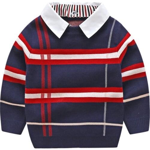 Boys Sweatershirt Autumn Winter Brand Sweater Coat Jacket For Toddle Baby Boy Sweater 2 3 4 5 6 7 Year boys Clothes