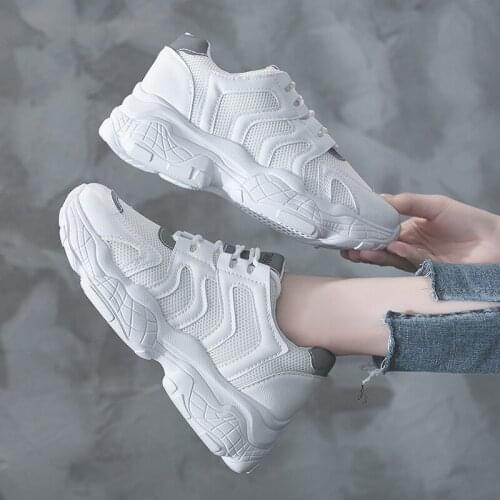 Women Shoes New Chunky Sneakers For Women Vulcanize Shoes Casual Fashion Shoes Platform Sneakers Basket Femme Krasovki X9-91