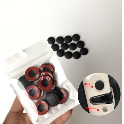 12pcs Car Door Lock Screw Protector Stickers case For Volkswagen Touareg Phaeton Bora Lavida Lamando Touran Beetle Magotan