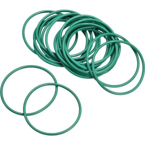 Uxcell 20Pcs Fluorine Rubber O Rings, 31mm OD, 28mm Inner Diameter, 1.5mm Width, Seal Gasket Green to pneumatic repairs etc
