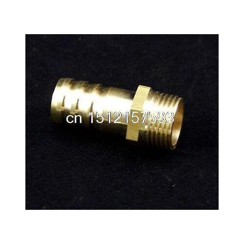 5pcs 1/2" BSP Male-12mm Barb Hose Brass Adapter Coupler