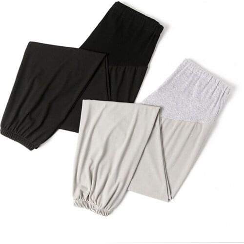 813# Spring Autumn Thin Maternity Pants Adjustable Belly Bloomers Pants Clothes for Pregnant Women Casual Pregnancy Bloom Pants