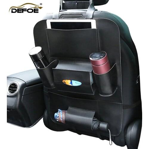 Car organizer car seat storage bag seat back bag stowing tidying Multifunction vehicle car seat cover bag Prevent children kick