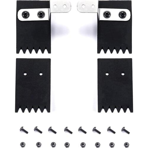 For WPL D12 1/10 RC Truck Car Upgrade Parts Rubber Front and Rear Fenders Mud Flaps Accessories