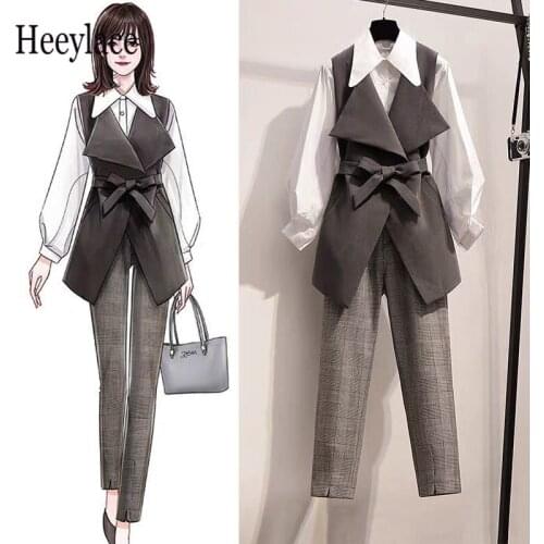 Женские деловые брючные костюмы Heeylace China At AliExpress