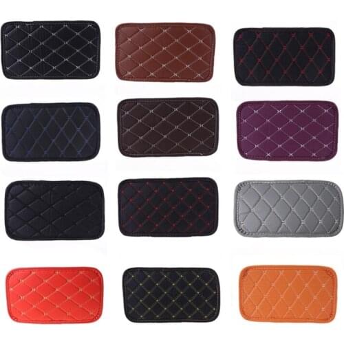Car Leather Armrest Mat Box Cover Auto Central Arm Rest Covers Protection Pad Motor Car Interior Decoration Cushion Y5GF