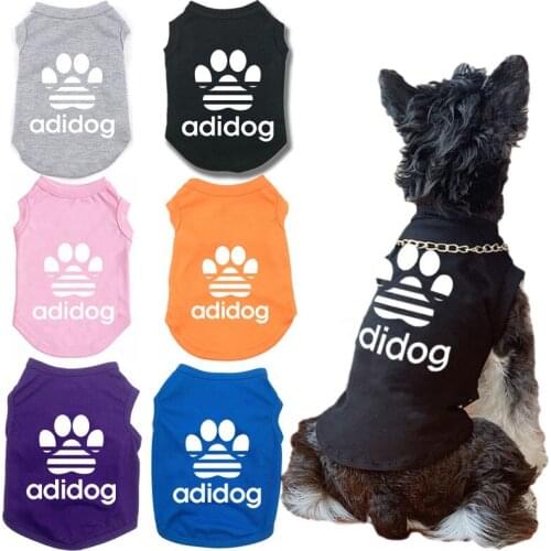 New Dog Summer Clothes Cartoon Pet Dog Clothes Dog Cooling Vest Cute Teddy Dog Vest t-shirt for Dogs