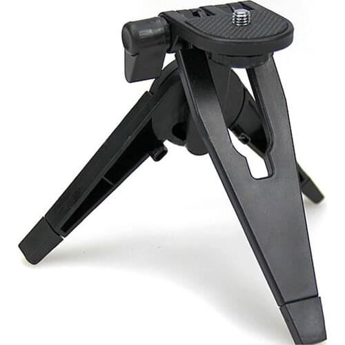 Digital Camera Mini Tripod Stand Flexible grip Monopod Small Camera Holder plate type tripod for gopro 8 7 6 5 4 xiaomi yi