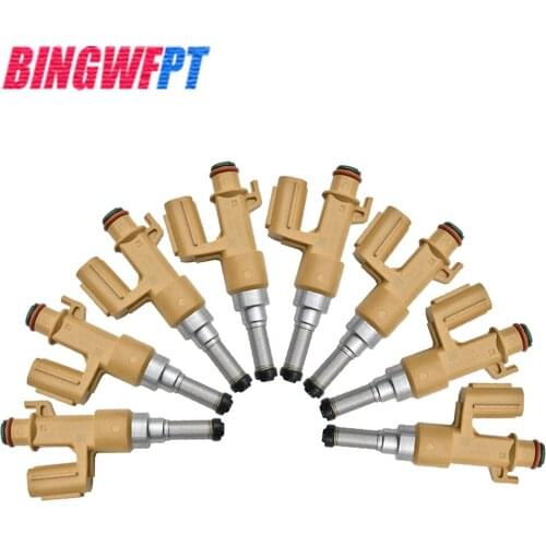 Set of 8 New Fuel Injectors For 08-12 TUNDRA 4.7 5.7 OEM 23250-0S020 23209-39165 Replacement Nozzle Injectors
